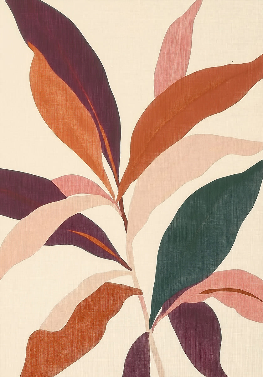 Abstract Plants Poster