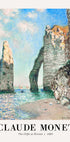 The Cliffs at Etretat 1885 Plakat by Claude Monet - Posterbox.no