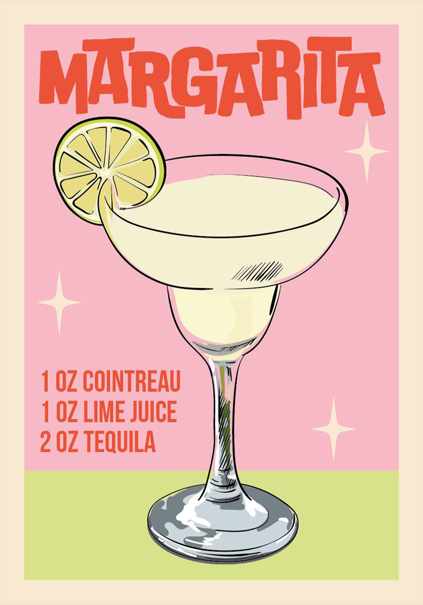 Margarita Cocktail Poster