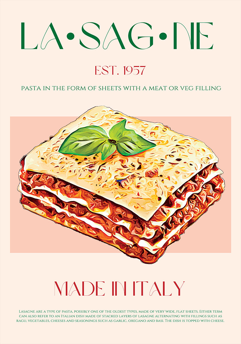 Layers of Lasagna Poster