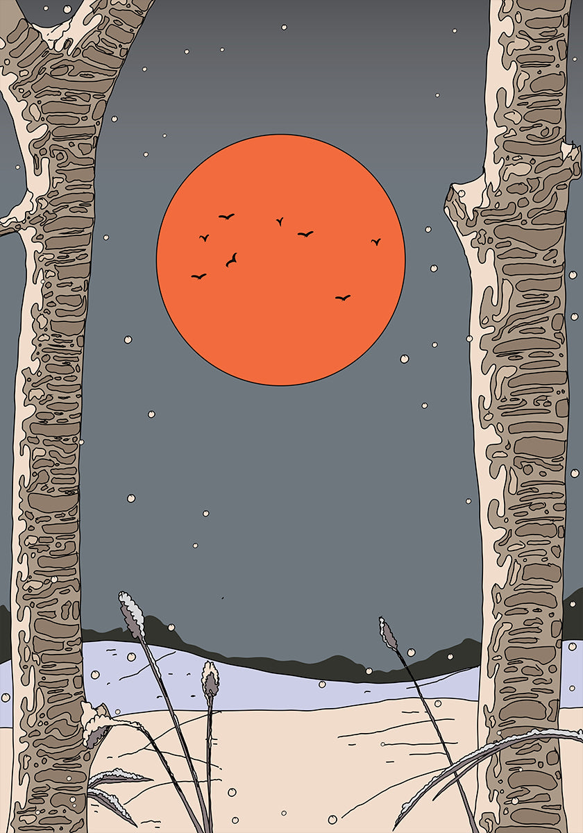 Winter Landscape Poster