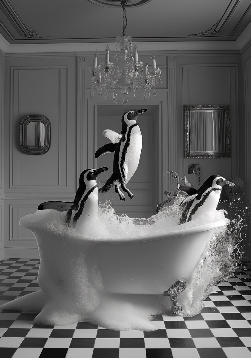 Penguin Party Poster