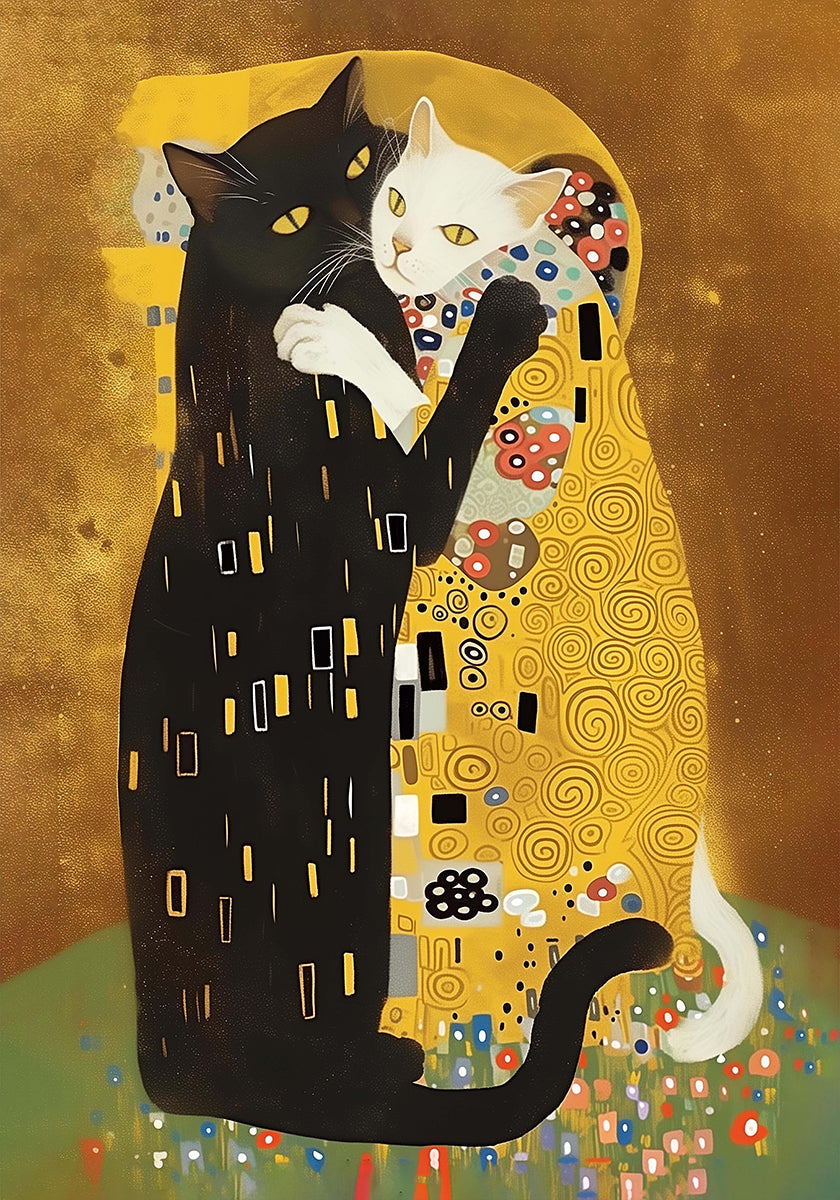 Kitty Klimt Poster