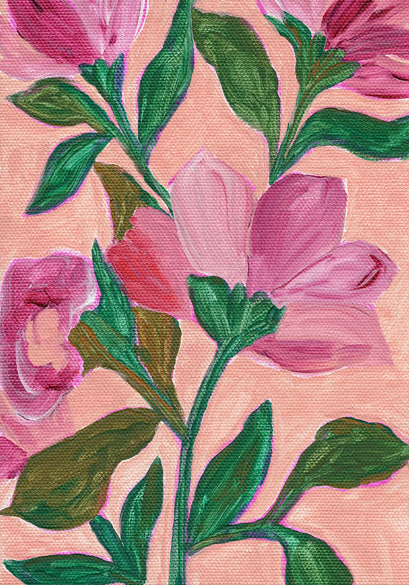 Pink Blossoms Poster