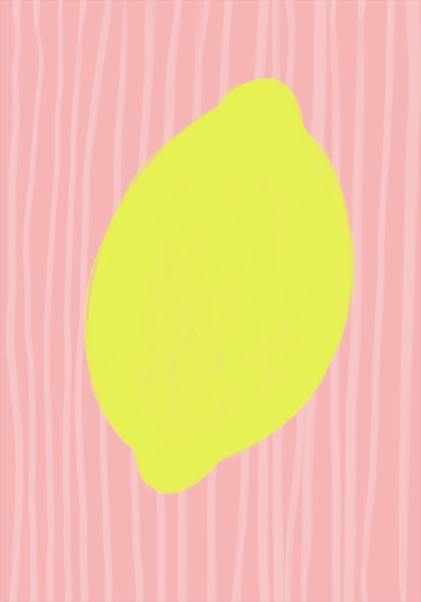 Lemon Glow Poster