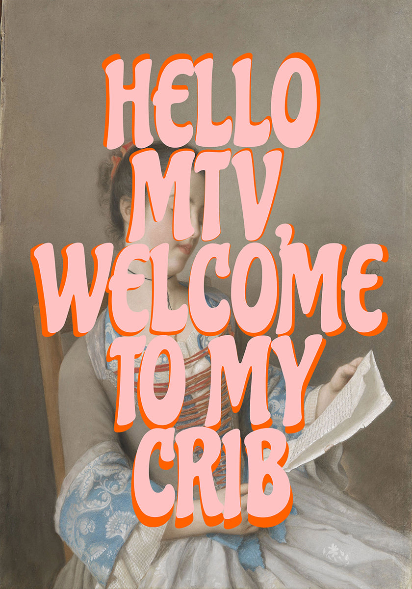 MTV Meets Classic Canvas Poster