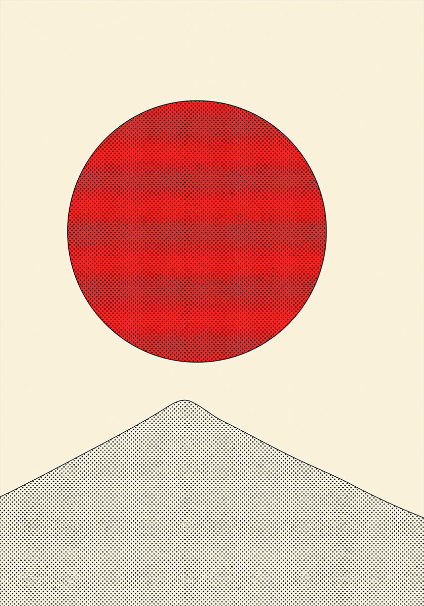 Japanese Sunrise Poster