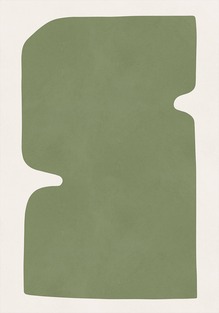 Olive Silhouette Poster