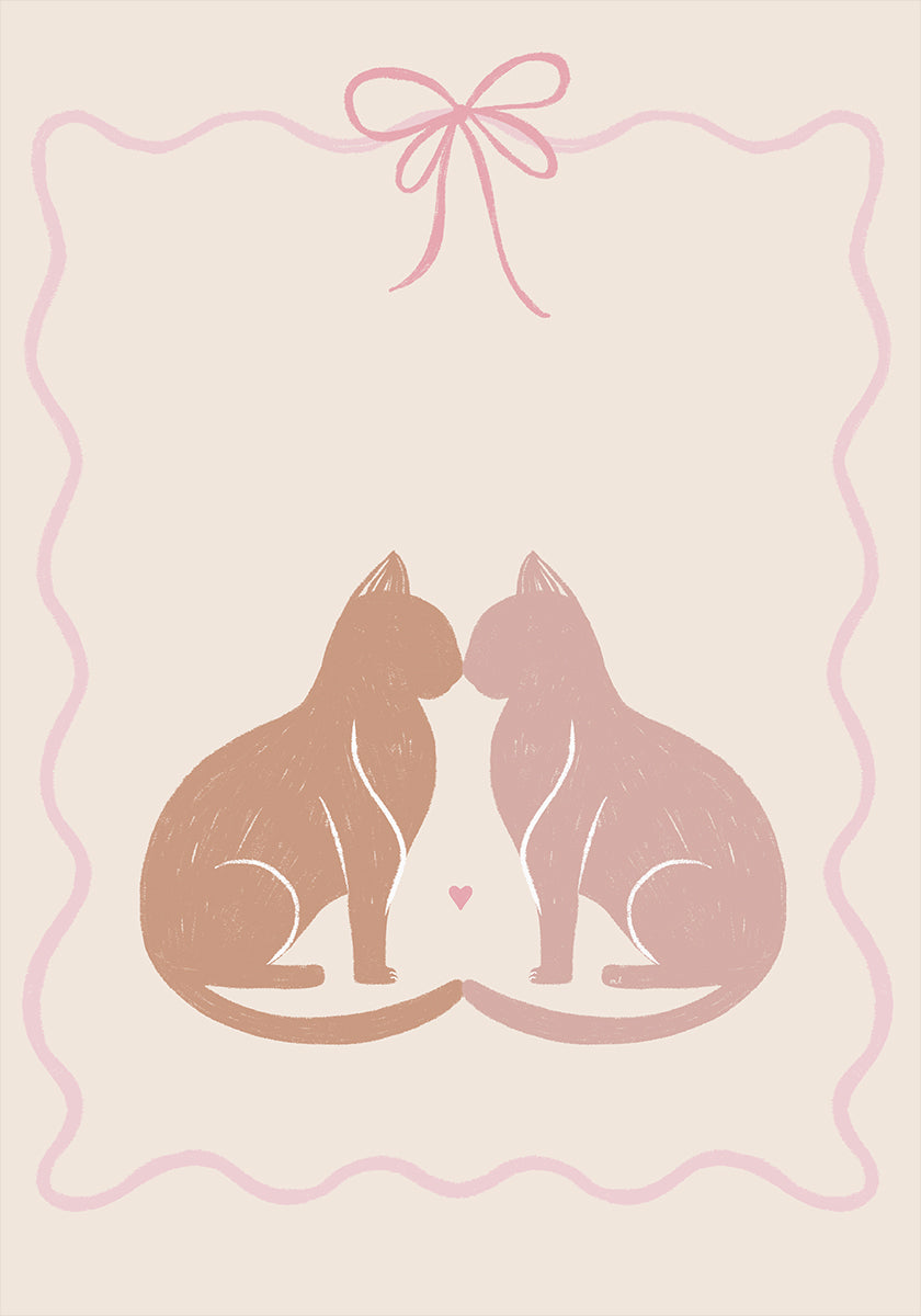 Two Cats in Love Poster