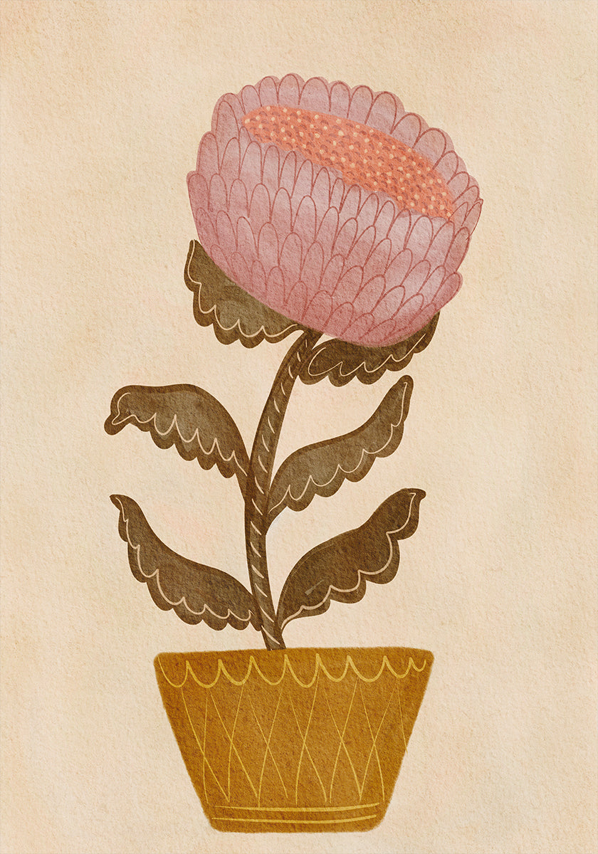 Blossom in a Vase Poster