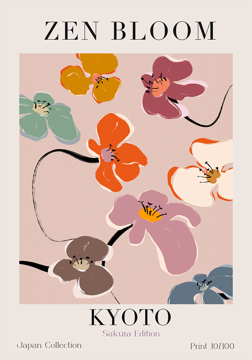 Petals in Harmony Poster