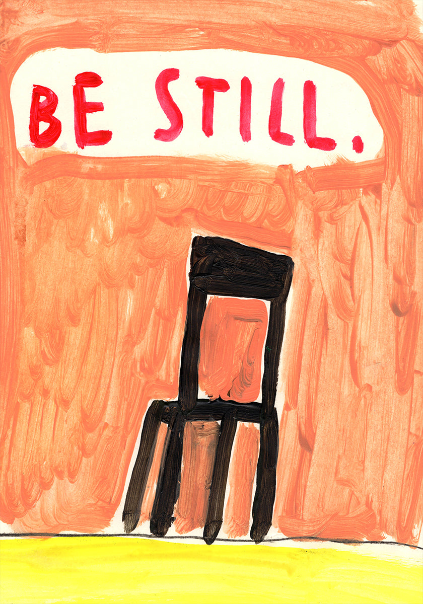 black chair anchors Poster
