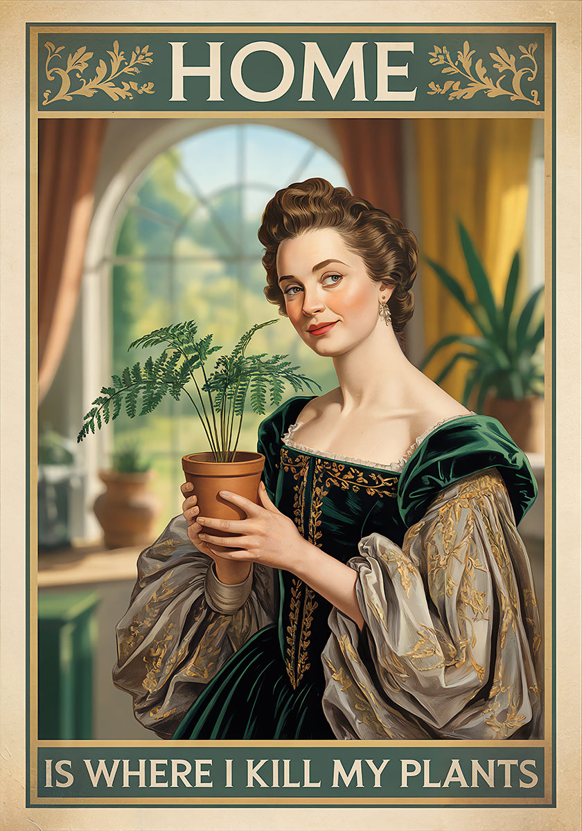 Plant Peril at Home Poster