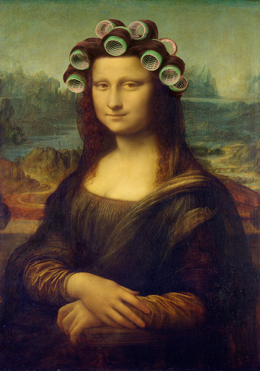 Mona Lisa -  the Curly Girly Edition Poster