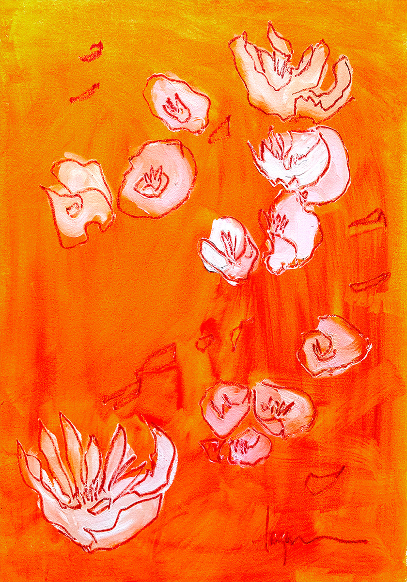 Dreamgarden6 Ochre Poster