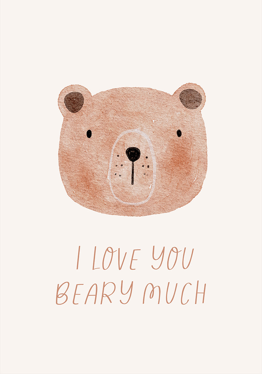 Baby - I Love You Beary Much Poster