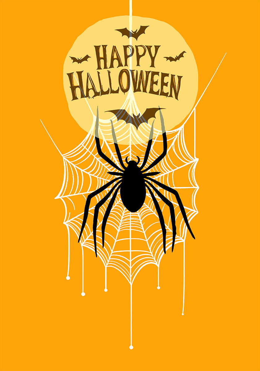 Retro Spooktacular: A Groovy Halloween Vibe Poster