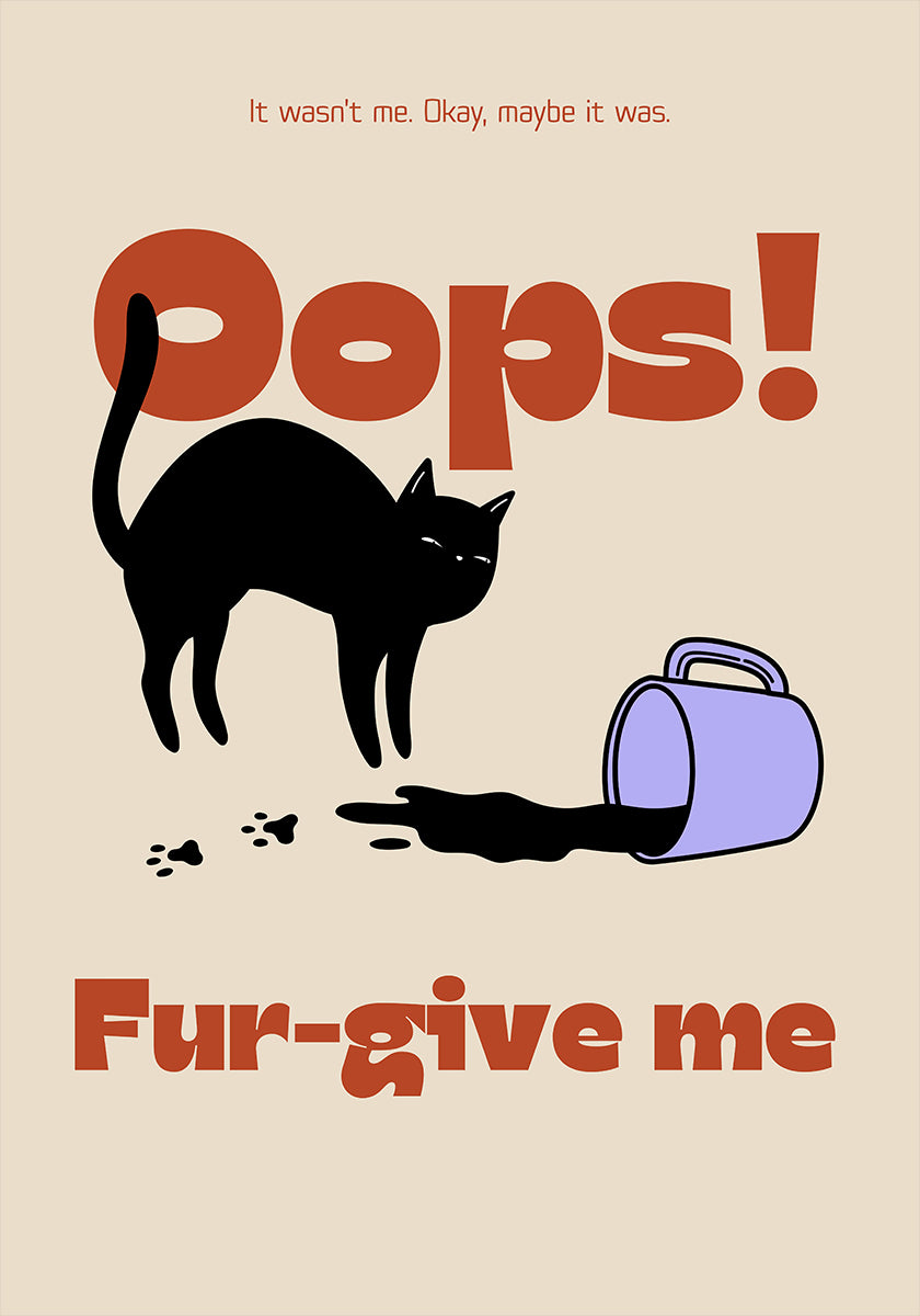Fur-give me Poster