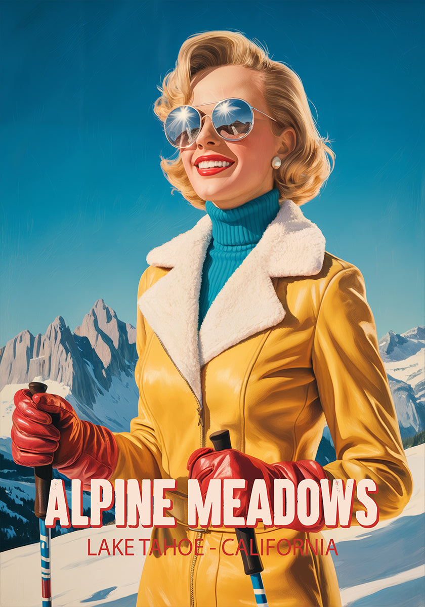 Alpine Meadows Poster
