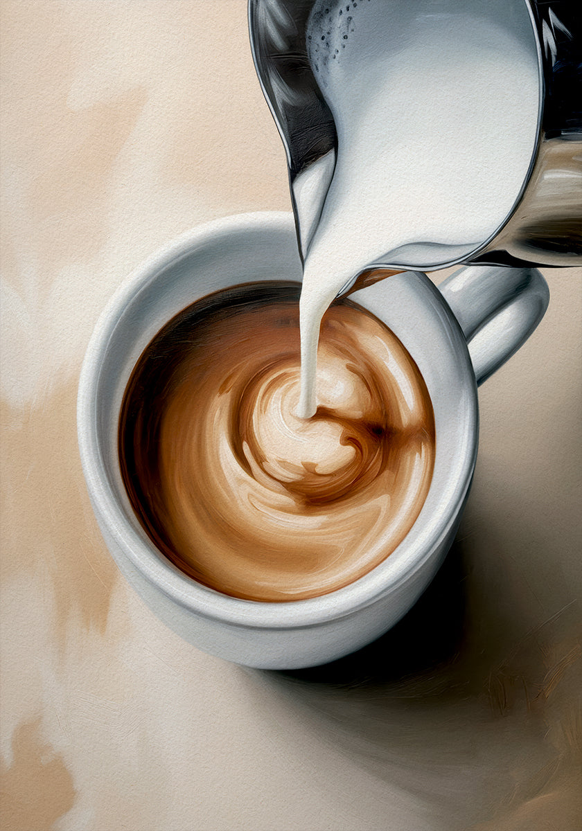 Morning Cappuccino Poster