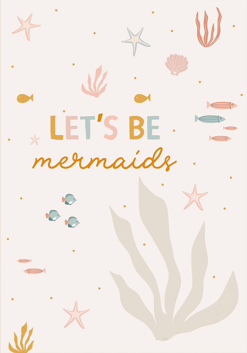 Let's Be Mermaids Poster