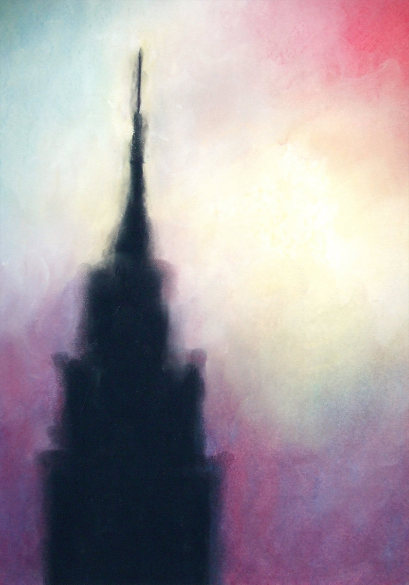 Manhattan Abstract Empire State Building Poster