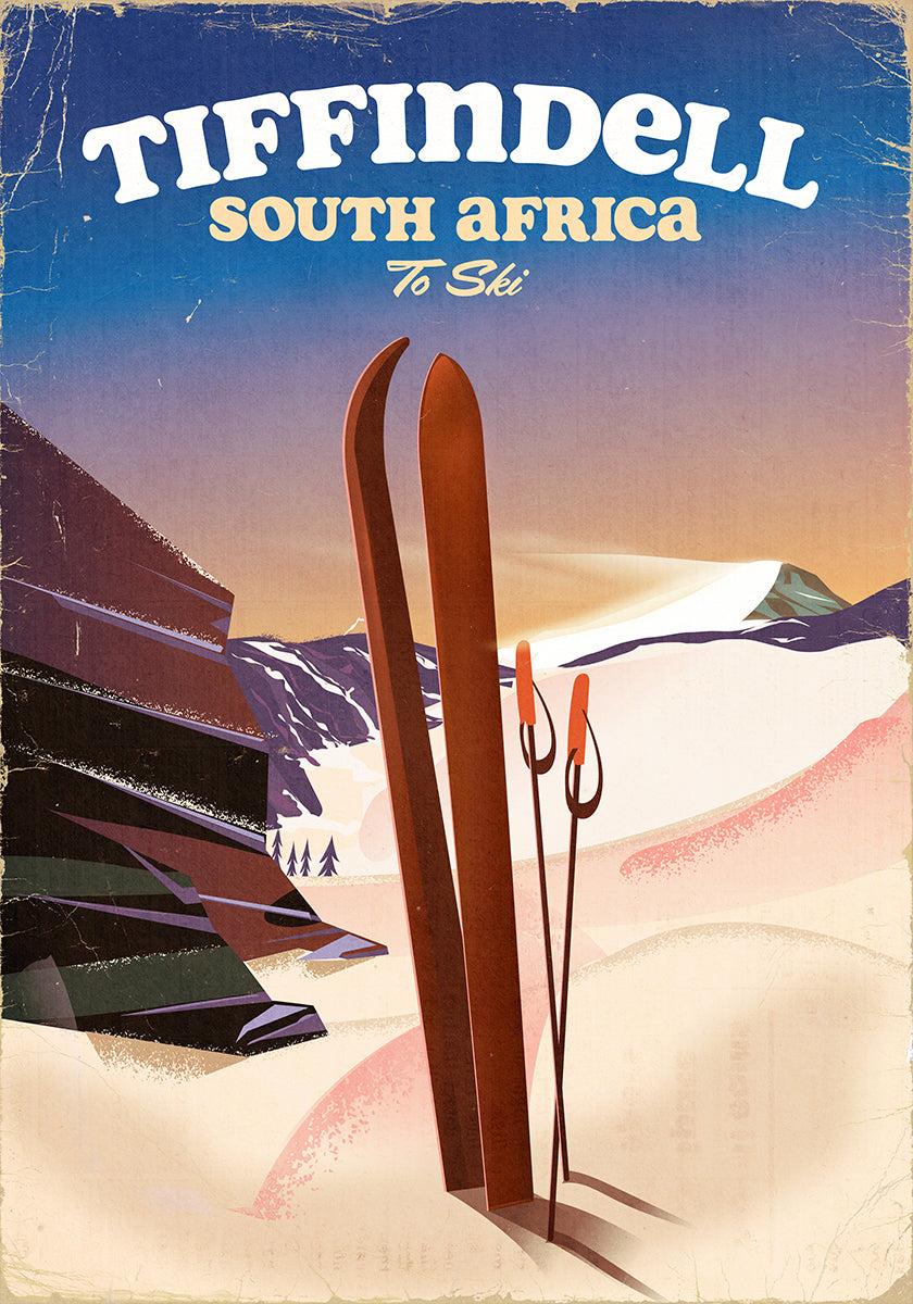 Tiffindell South Africa To Ski Poster