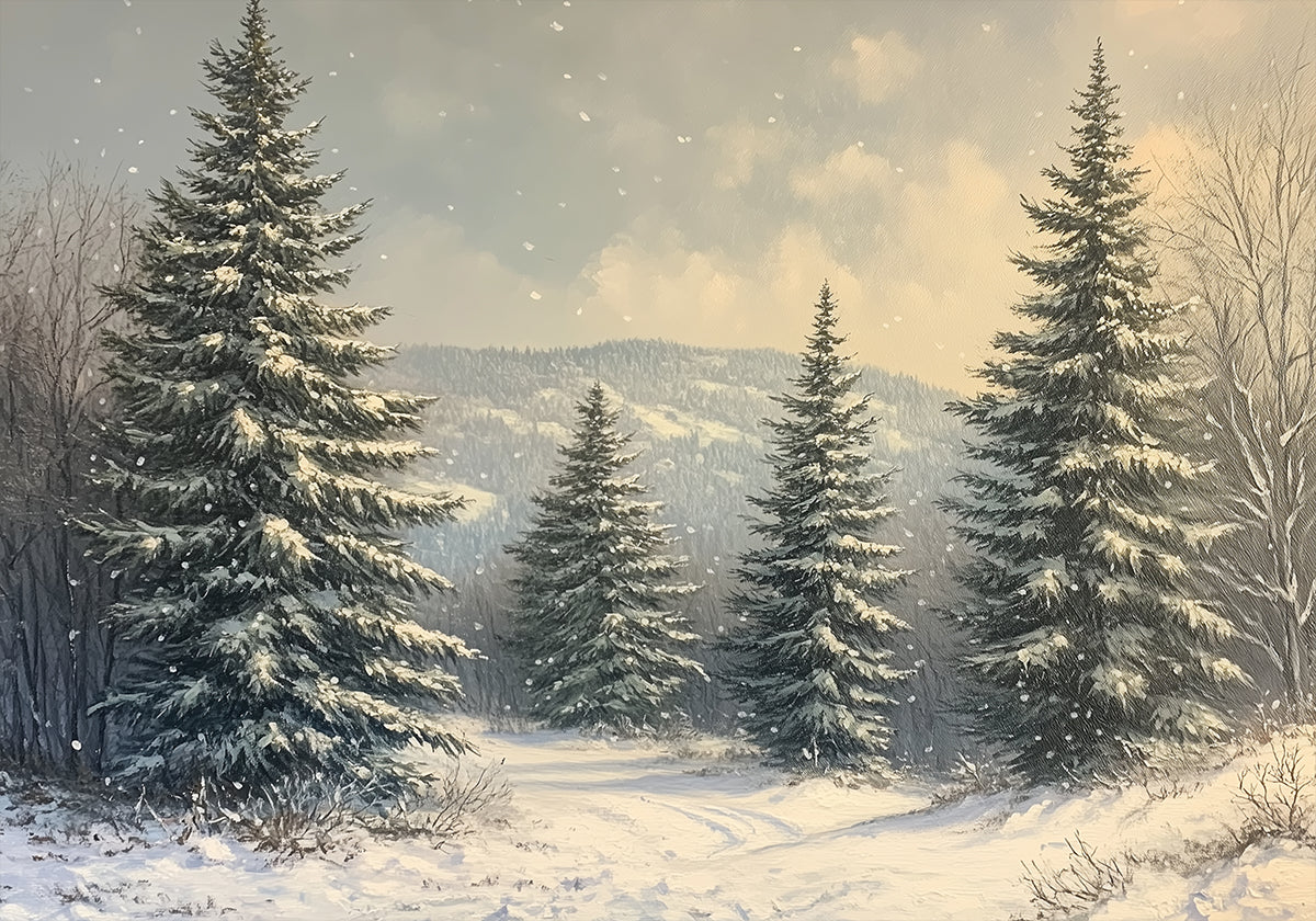 Frosted Horizons Poster