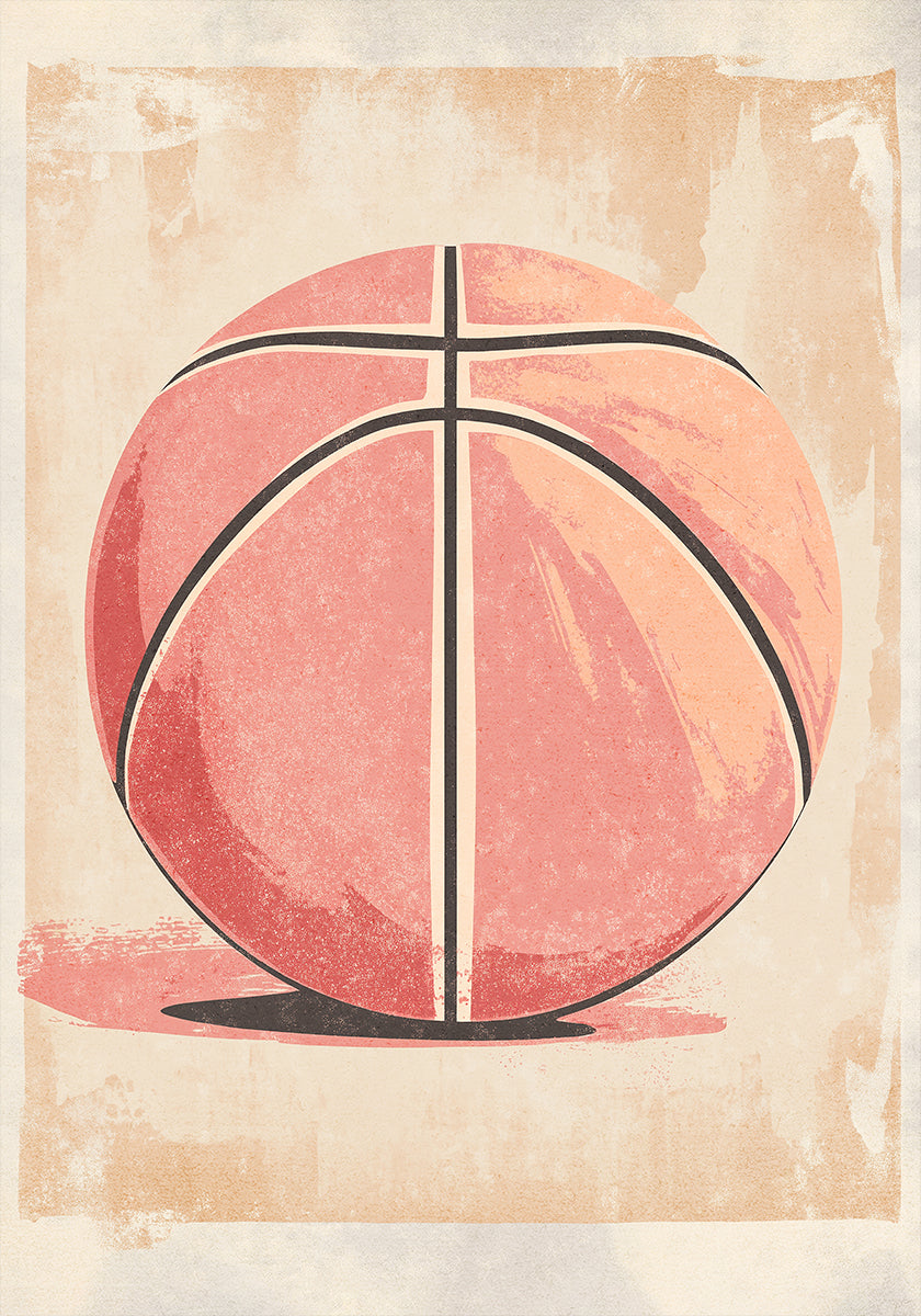 Basketball Ball Poster