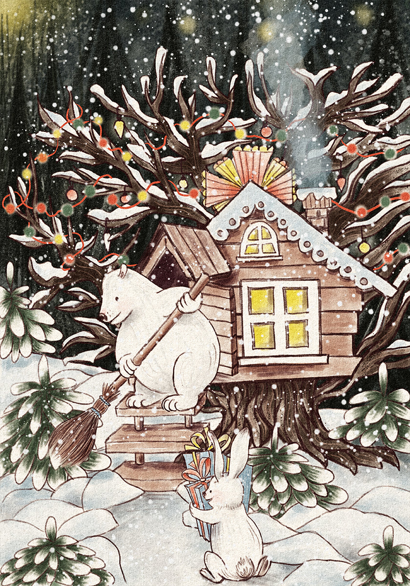 Christmas Treehouse Poster
