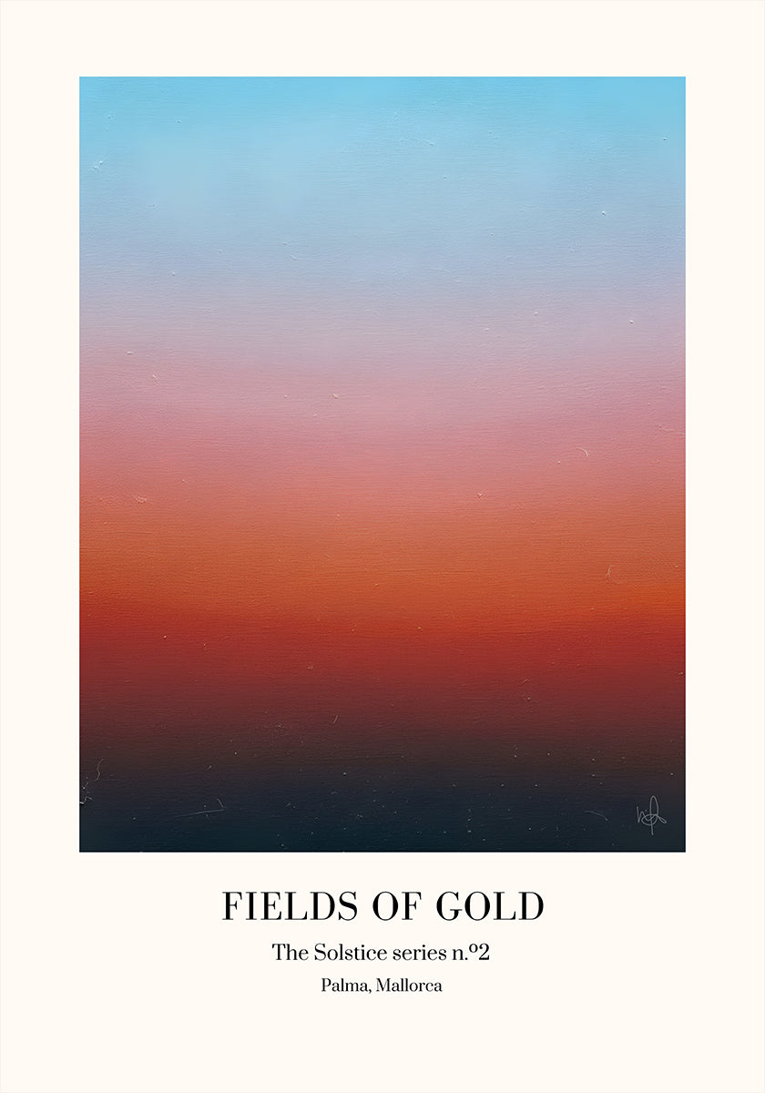 Fields of Gold -  The Solstice Series Nr. 2 Poster