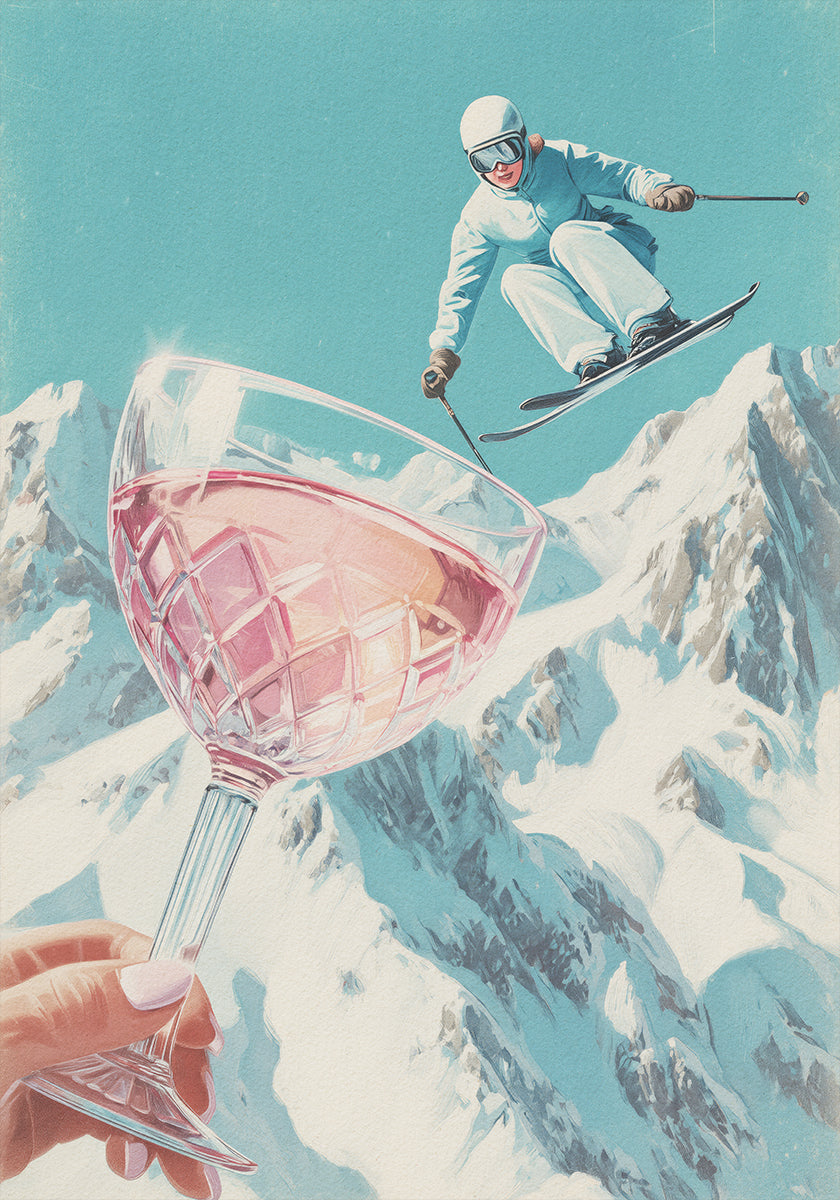Sip and Ski Poster