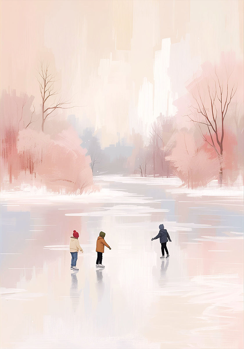 Schlittschuhlaufen Poster