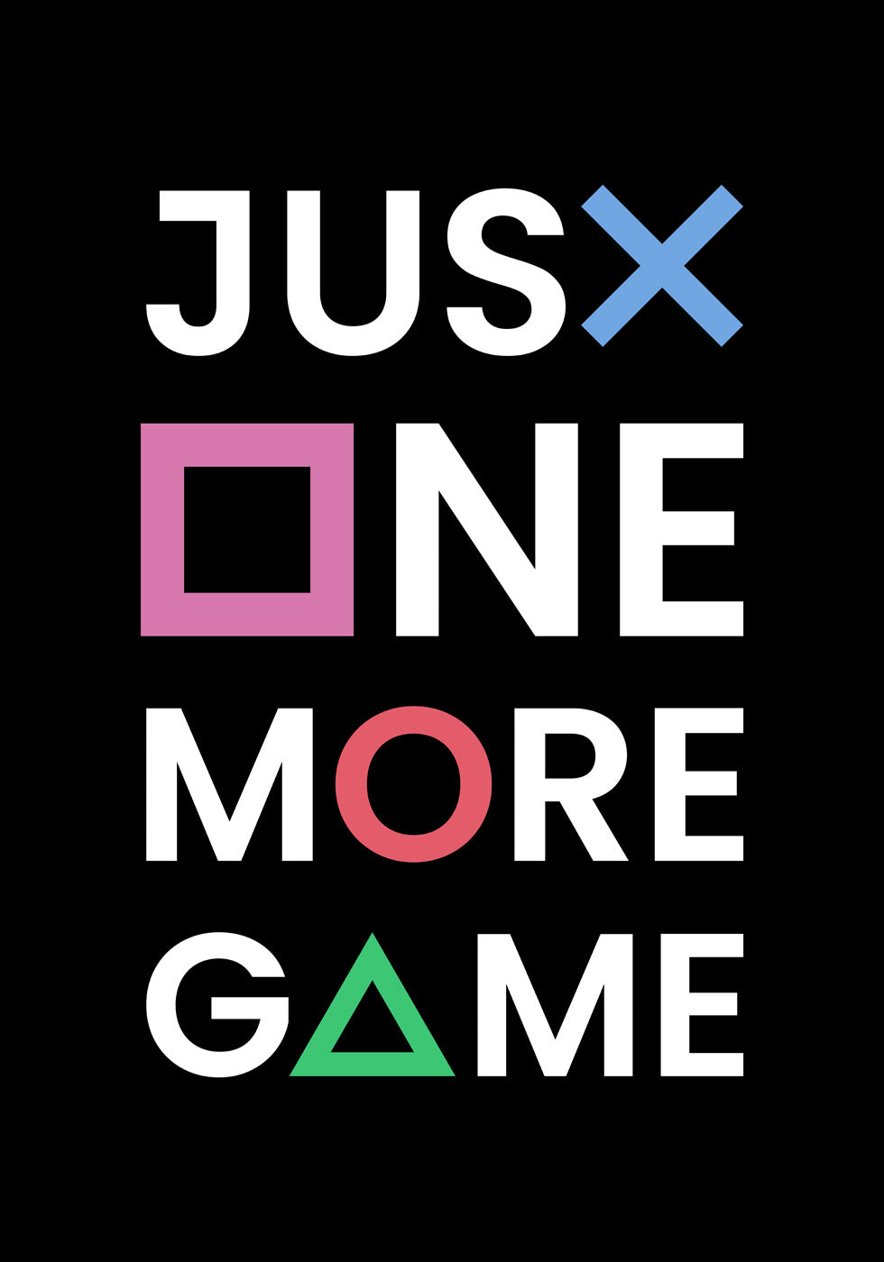 Just One More Game Plakat - Posterbox.no