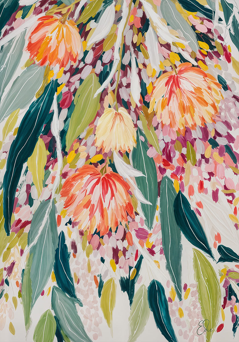 Native Blooms Poster