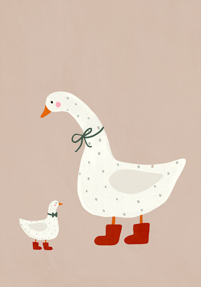 Goose and Gosling Poster