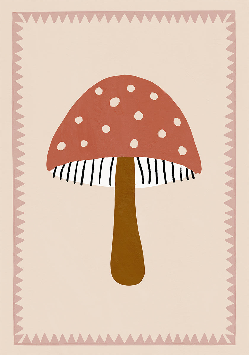 Cute Toadstool Poster