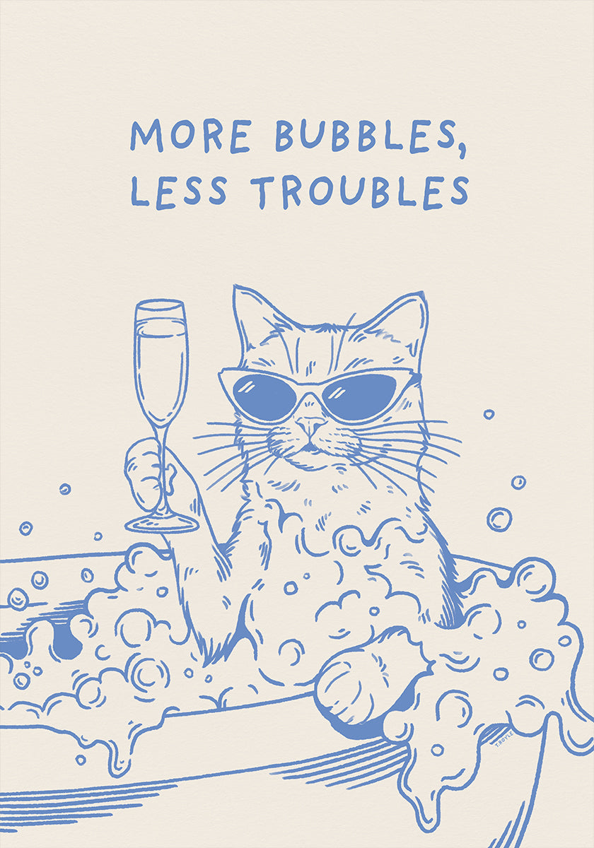 More Bubbles, Less Troubles Poster