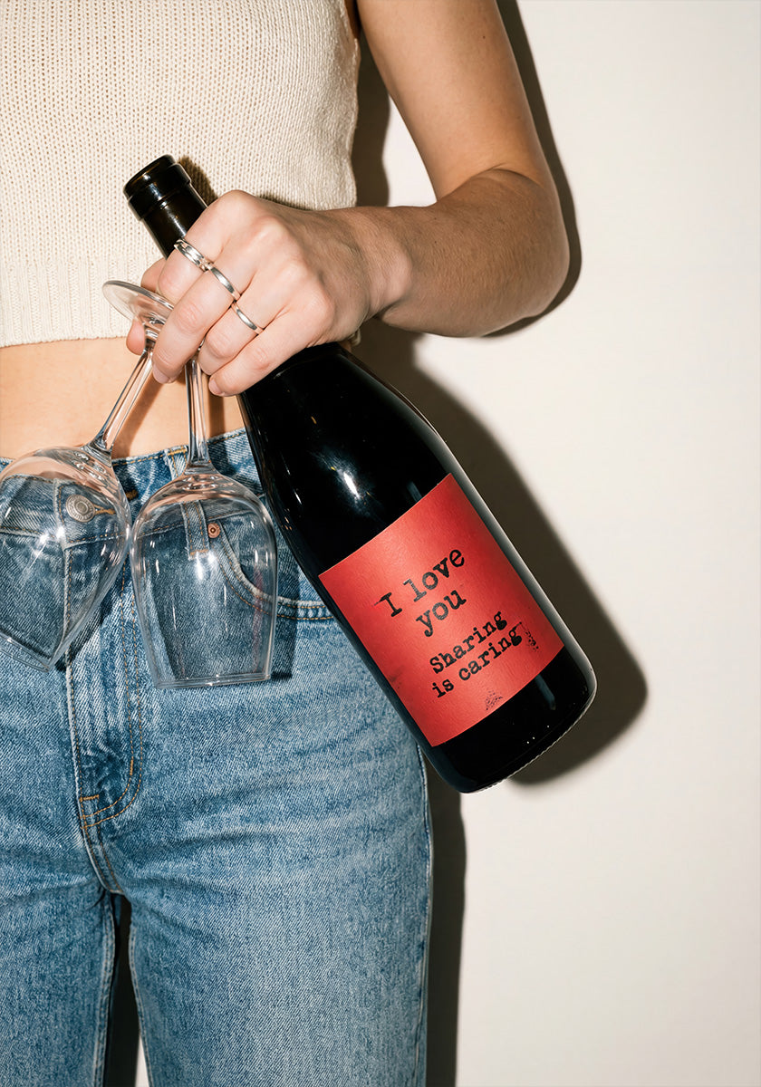 Love and a Bottle of Wine Poster