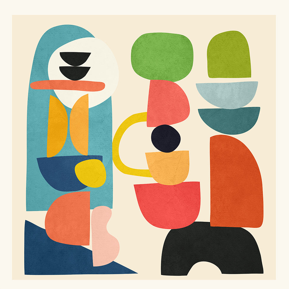 Minimal Abstract Geometry 2 Poster