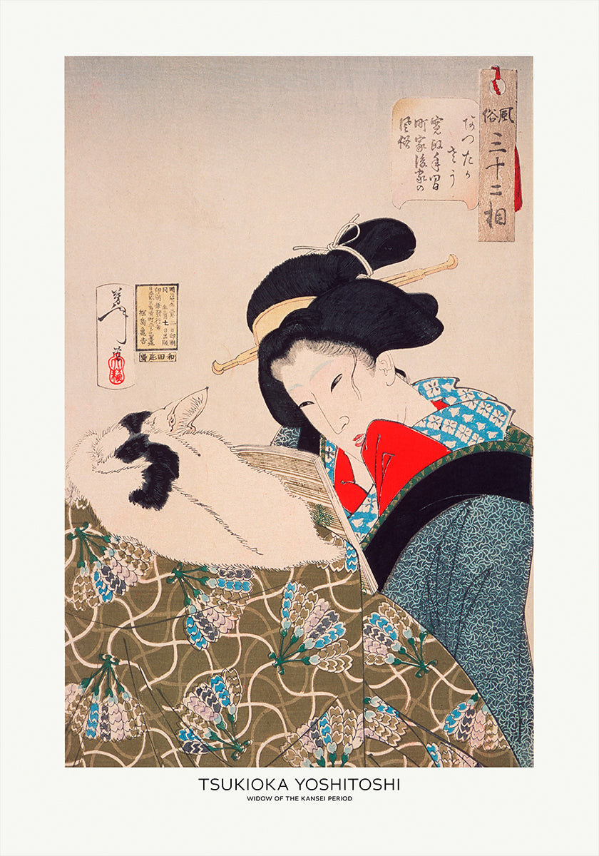 An Urban Widow of the Kansei Period (1789 1800) Poster