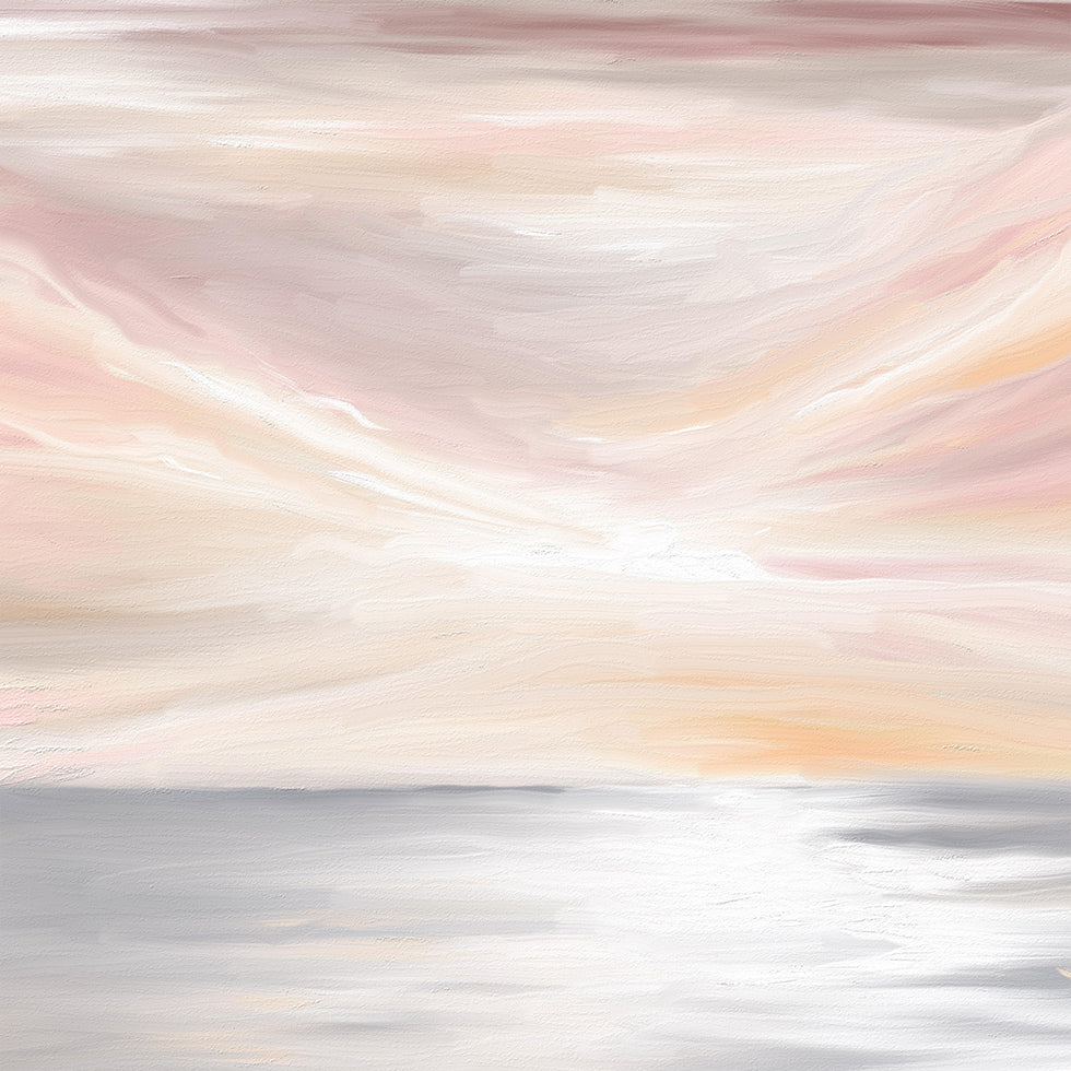 Pink Ocean Light Poster