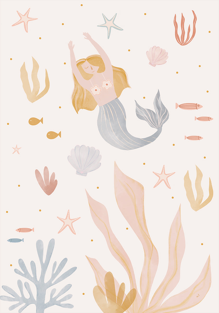 Let's Be Mermaids Poster