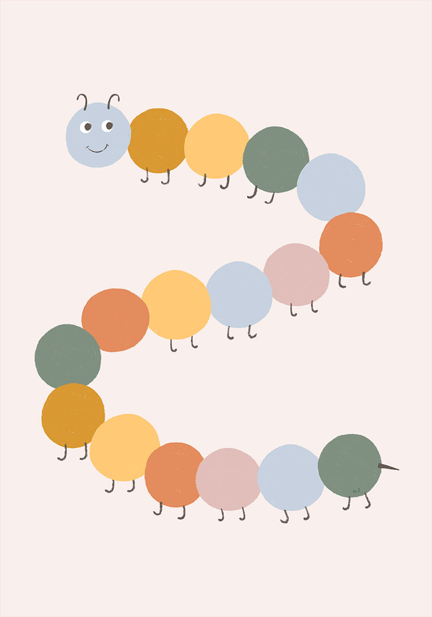 Cute Catterpilar Ratio2x3 Poster
