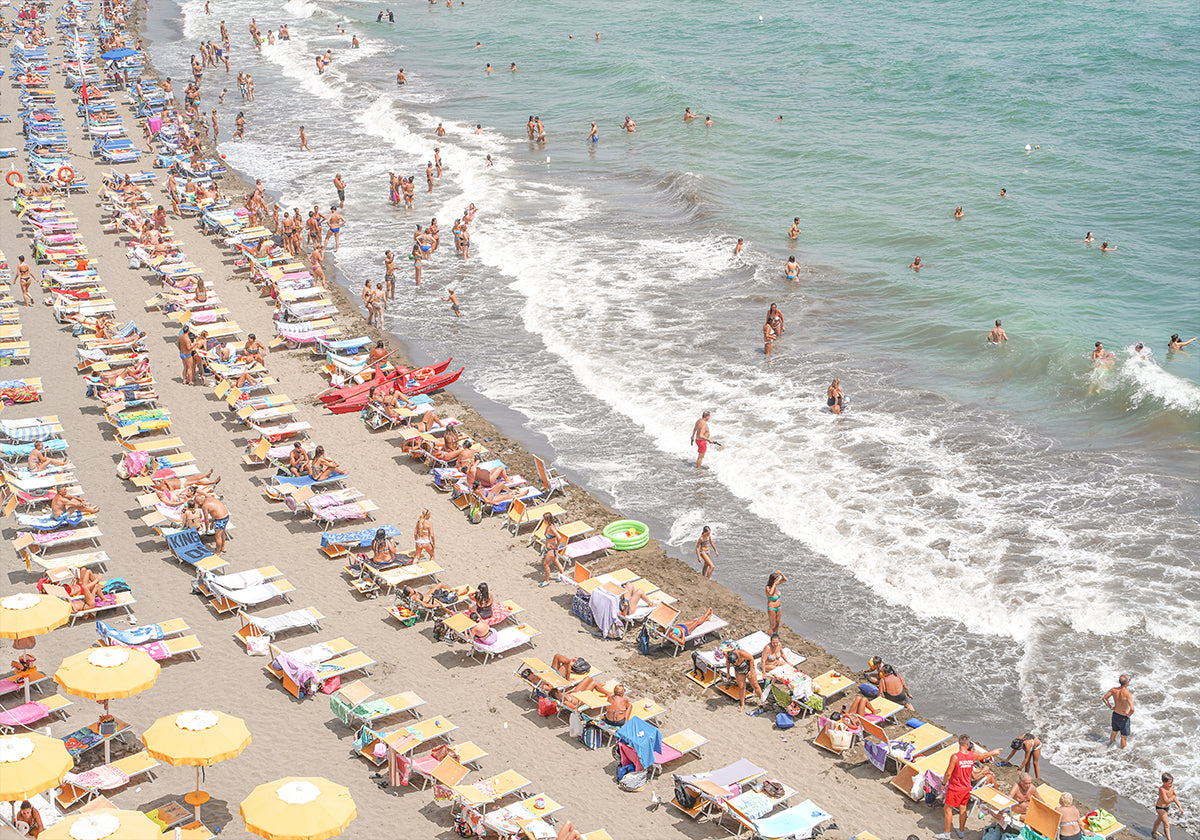 Amalfi Beach Day Poster