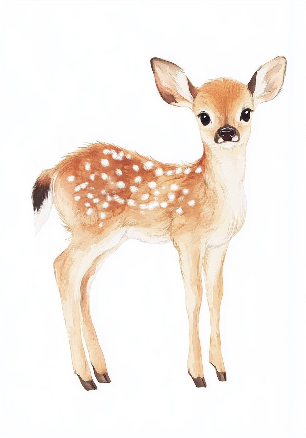 Baby Deer With Spots Poster