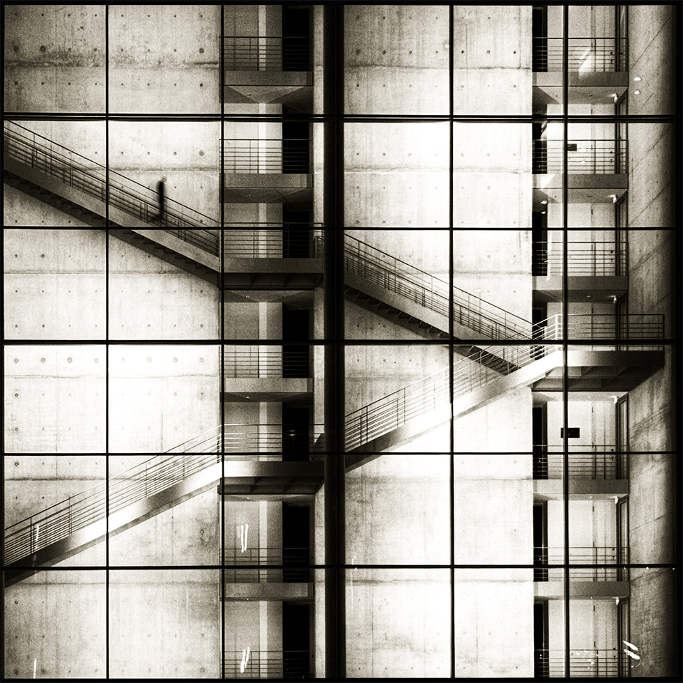 Abstrakt Stairs Poster