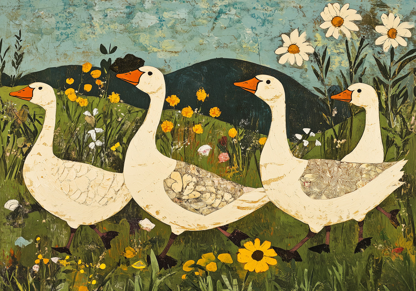 Goose Parade Poster