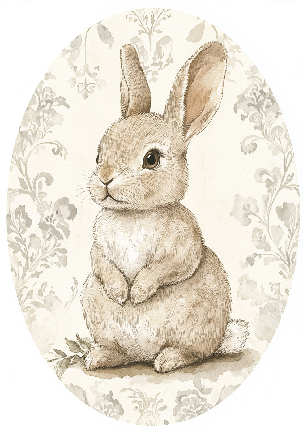 Cute Baby Rabbit Poster