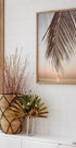 Sunset Palm Leaf Plakat - Posterbox.no